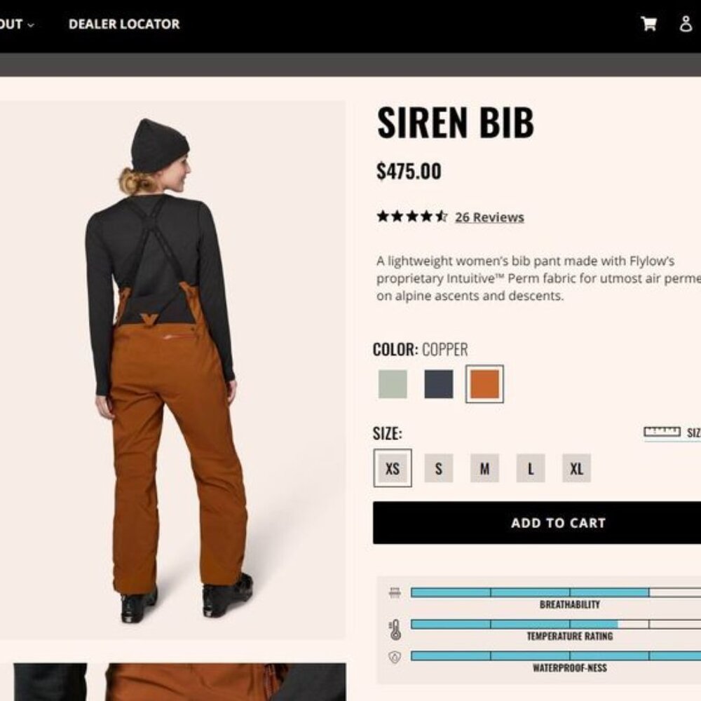 Flylow Siren Snow Bib Pant Overall